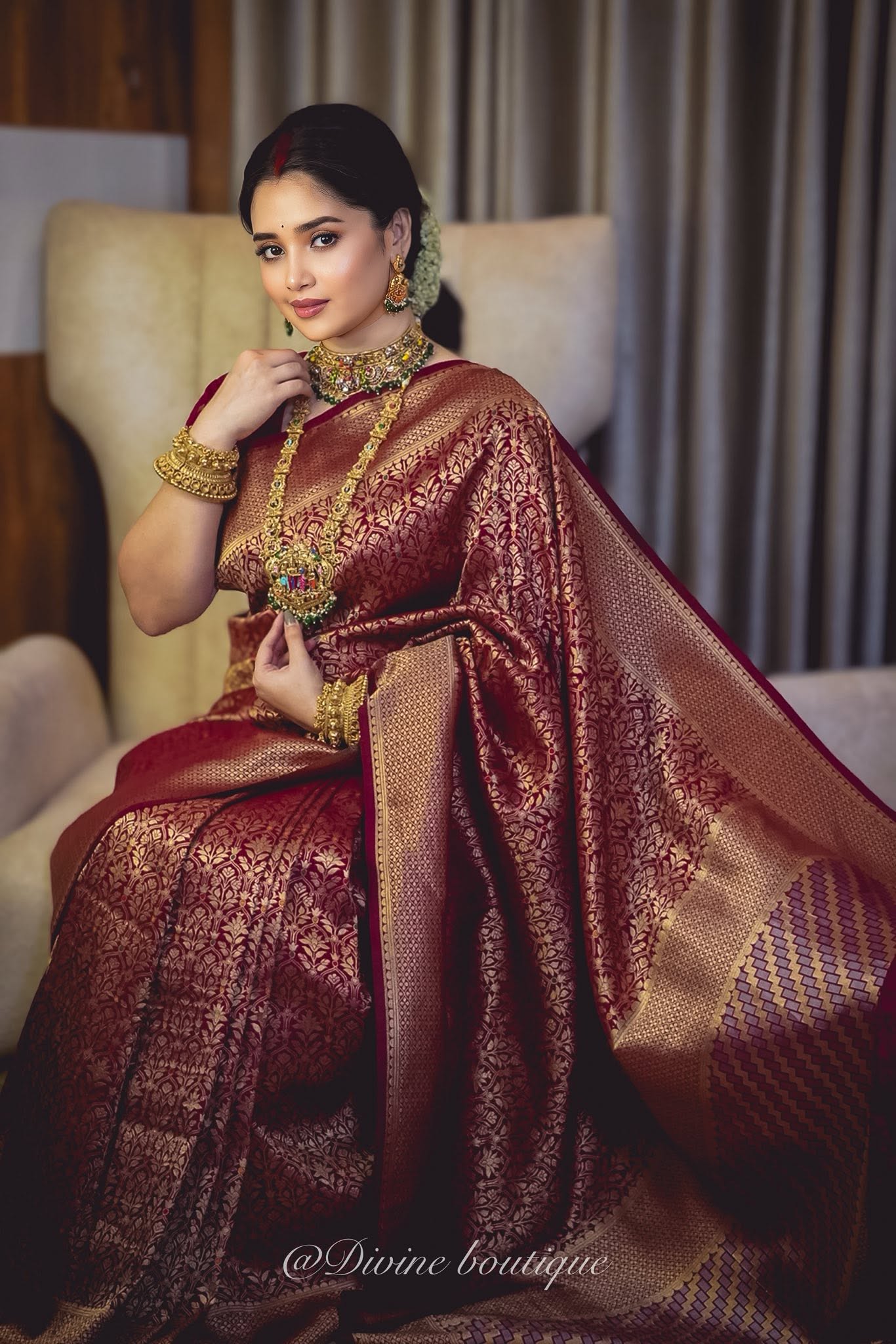 Banarasi Khaddi Silk Saree - Image 5